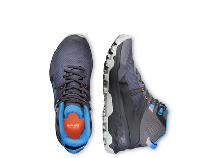 Botín Mammut Sertig Mid GTX Mujer Titanio Azul Gentian Impermeable
