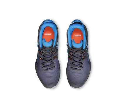 Botín Mammut Sertig Mid GTX Mujer Titanio Azul Gentian Impermeable