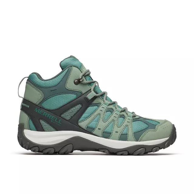 Botín Trekking Merrell Accentor 3 Sport Mid GTX Hombre Verde Impermeable