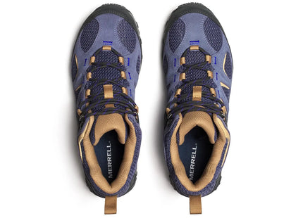 Botín Trekking Merrell Yokota 2 Mid WP Hombre Morado Azul Impermeable