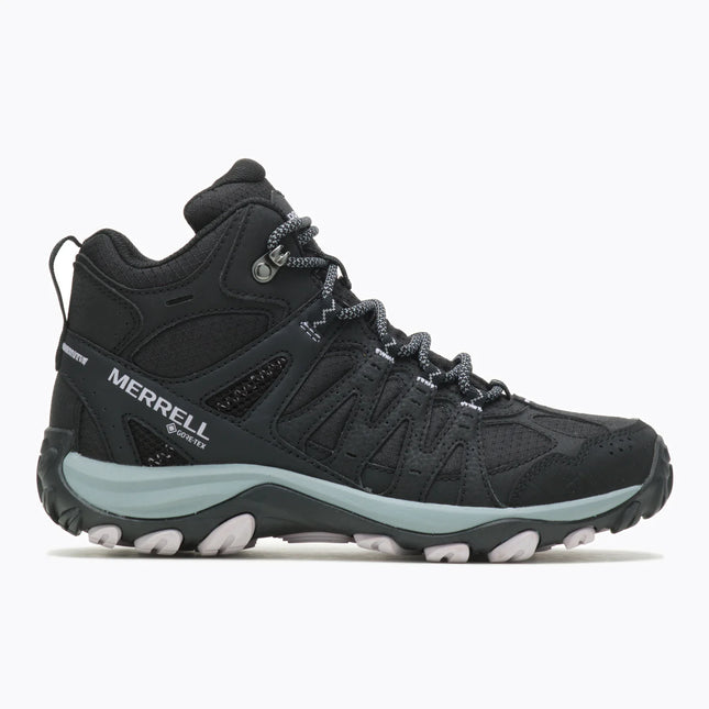 Botín Merrell Accentor 3 Sport Mid GTX Mujer Negro Impermeable