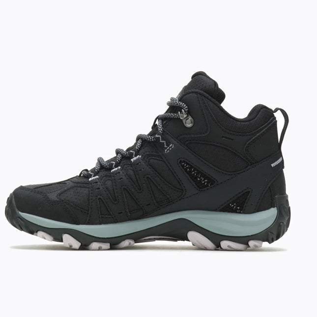 Botín Merrell Accentor 3 Sport Mid GTX Mujer Negro Impermeable
