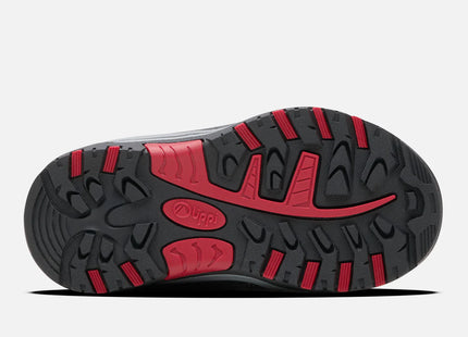 Botín Lippi Puelo Hi Velcro Kids Niño Gris Rojo Hiking
