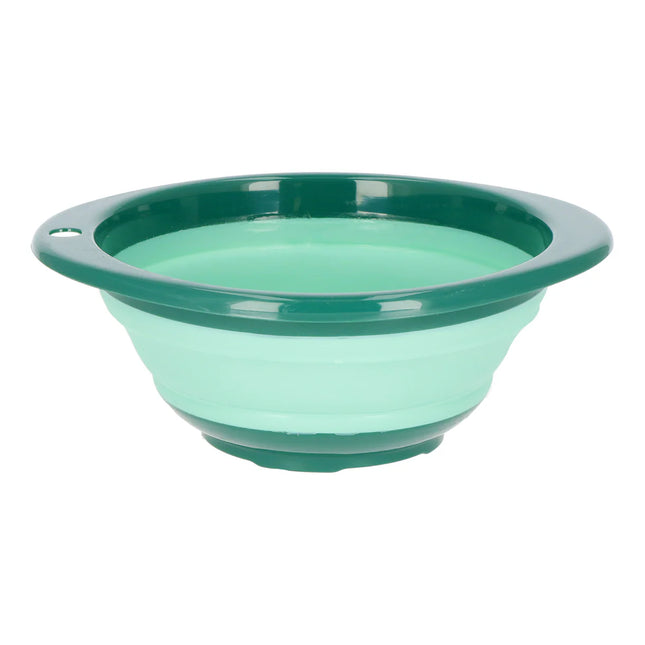 Bowl Plegable Doite Ensaladera Compactable Silicona Verde 2.1 Litros
