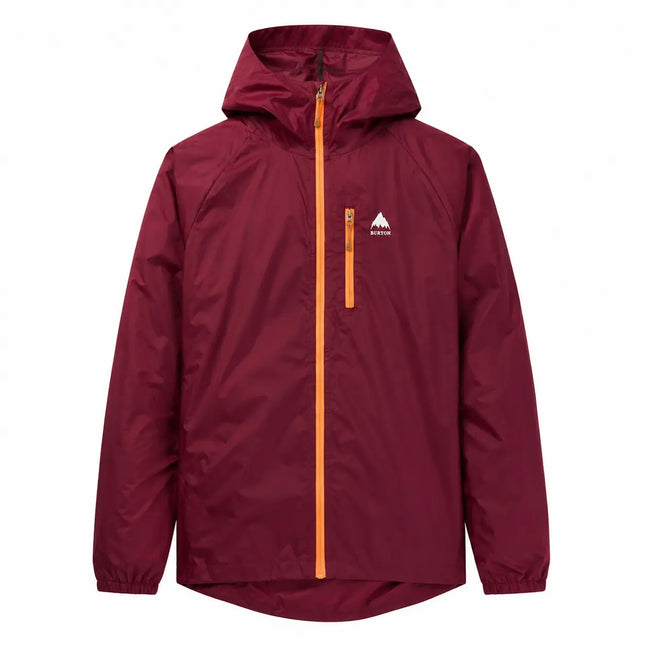 Cortaviento Burton Windjacket Mujer Burdeo Rose DWR Ultraligero