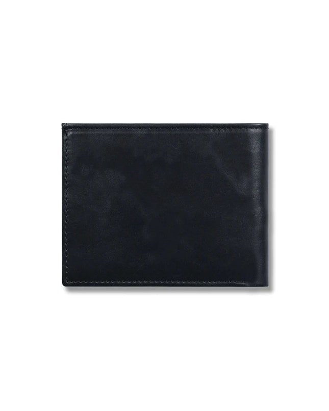 Billetera Gnomo Lumi Negra De Cuero Con Protección RFID