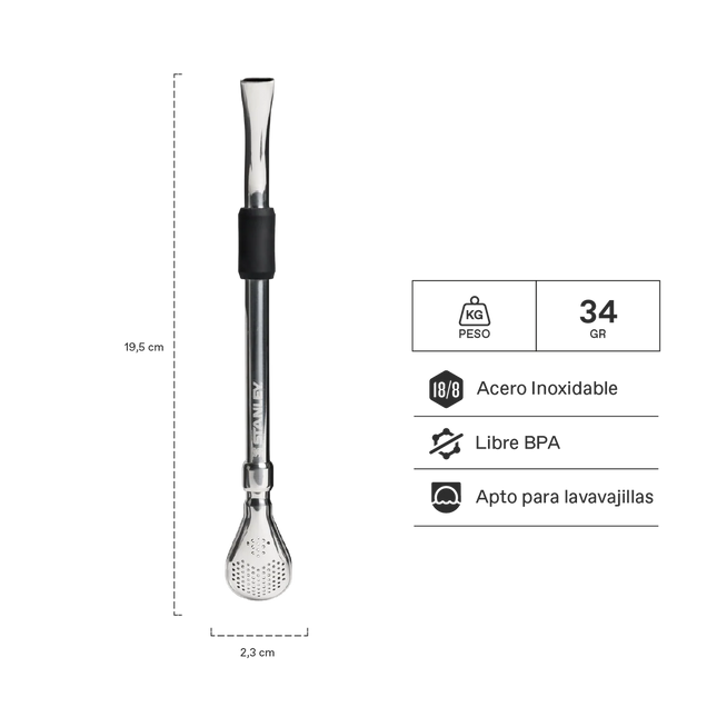 Bombilla Stanley The Ideal Mate Straw