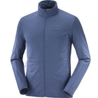 Polar Salomon Outrack Full Zip Mid Hombre Azul Denim AdvancedSkin