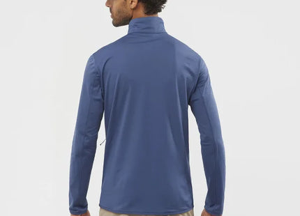 Polar Salomon Outrack Full Zip Mid Hombre Azul Denim AdvancedSkin