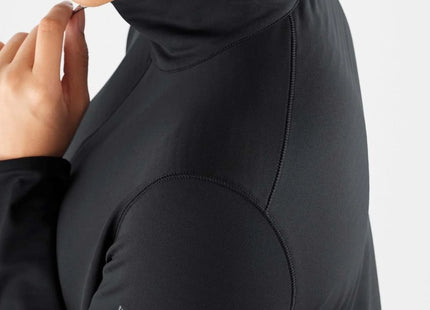 Polar Salomon Outrack Half Zip Mujer Negro Profundo Merrow Fleece