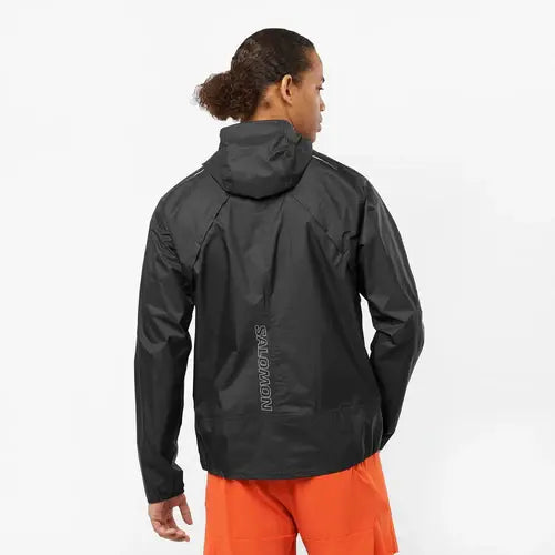 Cortaviento Salomon Bonatti WP Hombre Negro Impermeable 10K
