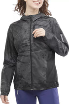 Cortaviento Salomon Bonatti Cross FZ Hoodie Mujer Negro 4-Way Stretch
