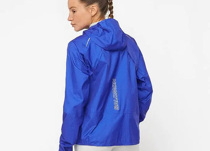 Cortaviento Salomon Bonatti WP Mujer Azul Astral Impermeable 10K