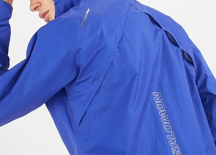 Cortaviento Salomon Bonatti WP Mujer Azul Astral Impermeable 10K