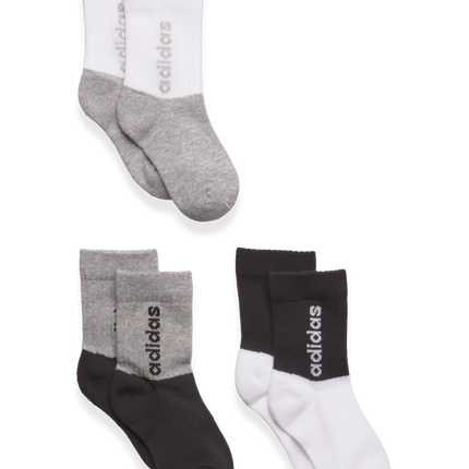 CALCETINES PARA NIÑO, NIÑA ADIDAS MEDIA PANTORRILLA TRIPACK JF8538