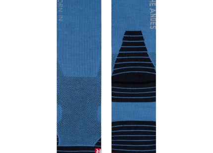 Calcetines Lippi Duo Trekking Light Pack Unisex Negro/Azul Piedra S-M