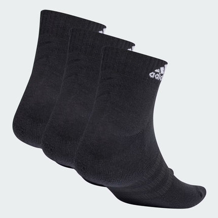 CALCETINES NEGRO DE NIÑO, NIÑA TRIPACK ADIDAS NEGRO