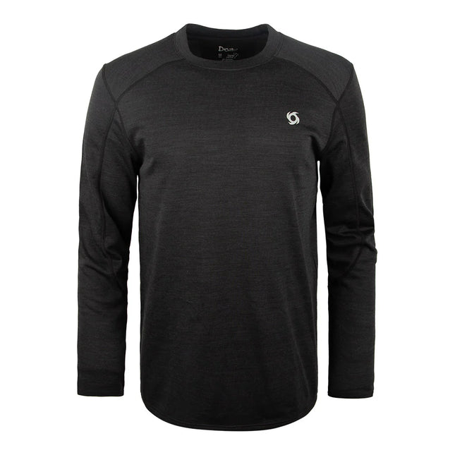 Camiseta Primera Capa Doite Tadenwool Hombre Gris Oscuro Lana Merino