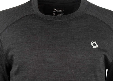 Camiseta Primera Capa Doite Tadenwool Hombre Gris Oscuro Lana Merino