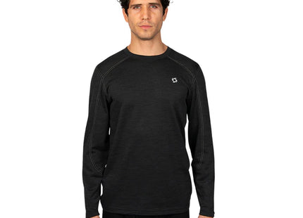 Camiseta Primera Capa Doite Tadenwool Hombre Gris Oscuro Lana Merino