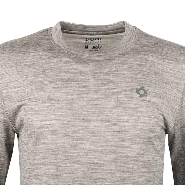 Camiseta Primera Capa Doite Woolwarm Hombre Gris Lana Merino Nivel 3