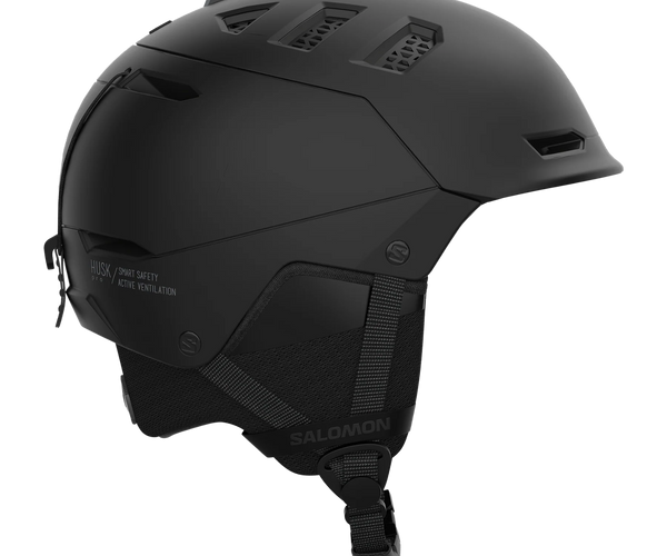 Casco Nieve Salomon Husk Pro Negro Ski Snowboard EPS4D Smart Safety