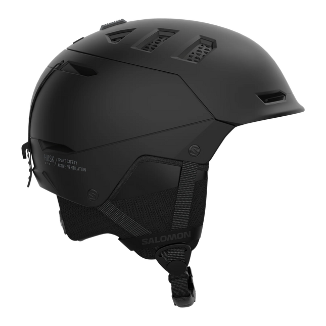 Casco Nieve Salomon Husk Pro Negro Ski Snowboard EPS4D Smart Safety