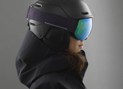 Casco Nieve Salomon Husk Pro Negro Ski Snowboard EPS4D Smart Safety