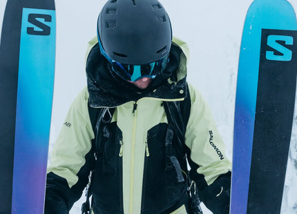 Casco Nieve Salomon Husk Pro Negro Ski Snowboard EPS4D Smart Safety
