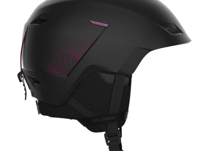 Casco Nieve Salomon Icon LT Pro Negro Ski Snowboard EPS4D Custom Dial 360