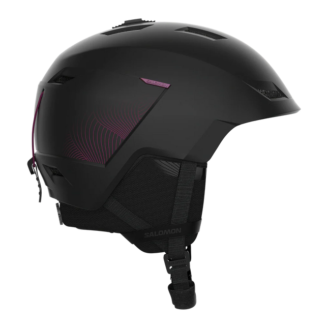 Casco Nieve Salomon Icon LT Pro Negro Ski Snowboard EPS4D Custom Dial 360