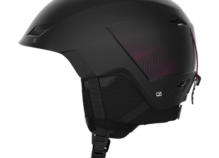 Casco Nieve Salomon Icon LT Pro Negro Ski Snowboard EPS4D Custom Dial 360