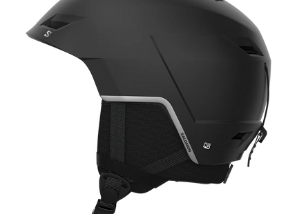 Casco Nieve Salomon Pioneer LT Negro Plata Ski Snowboard EPS4D
