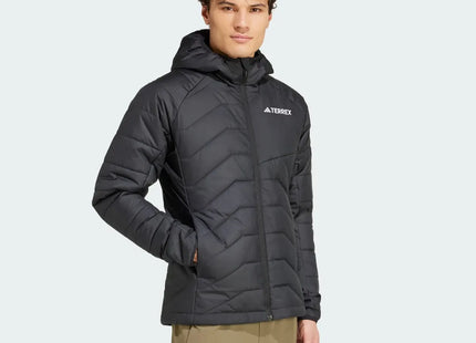 Chaqueta Adidas Terrex Insulada Hombre Negro Capucha Invierno