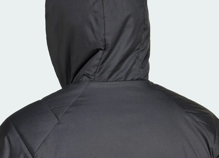 Chaqueta Adidas Terrex Insulada Hombre Negro Capucha Invierno