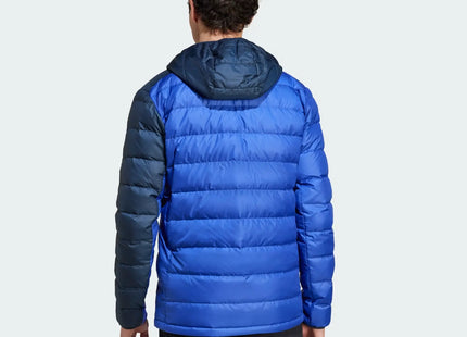 Chaqueta Adidas Terrex Down Hombre Azul Negro Capucha Invierno