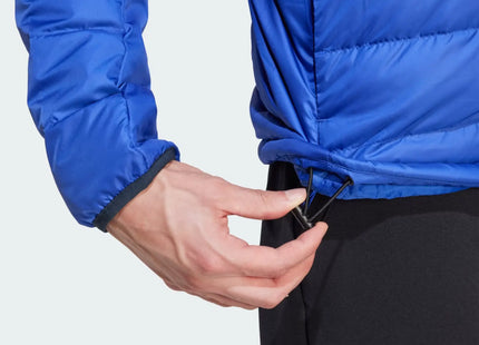 Chaqueta Adidas Terrex Down Hombre Azul Negro Capucha Invierno