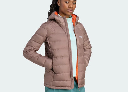 Chaqueta Adidas Terrex Down Hybrid Mujer Marrón Naranja Invierno
