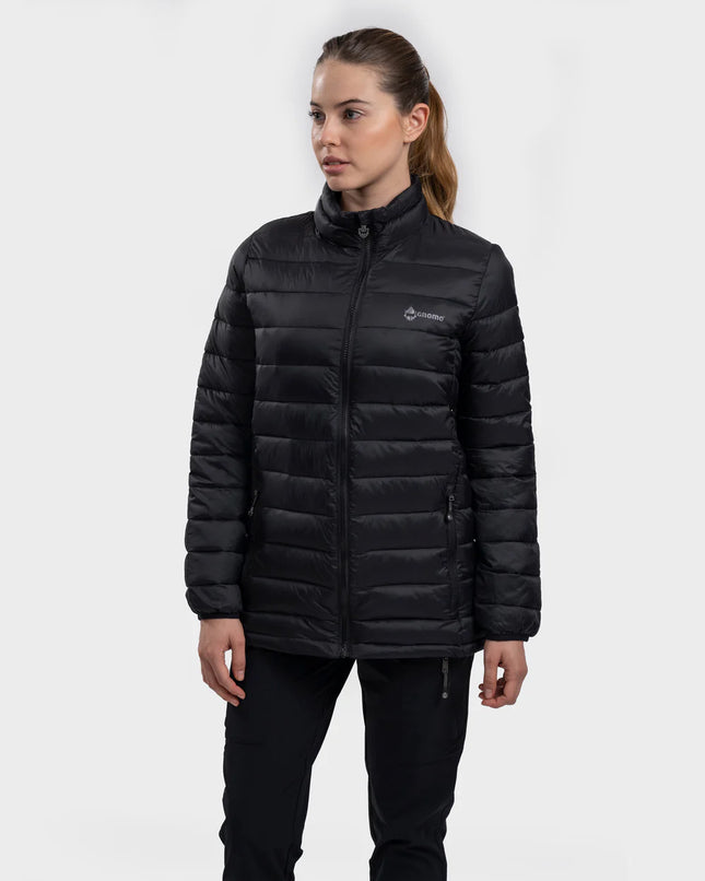 Parka Gnomo Eco Nernak Mujer Negro PrimaLoft 650 Fill Power