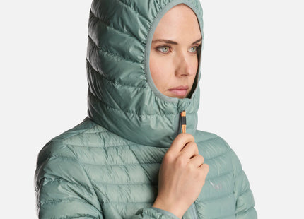 Chaqueta Pluma Mujer Peak Down Verde Agua