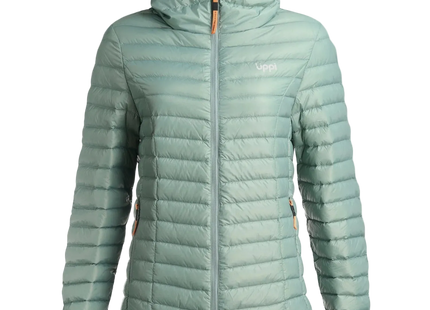 Chaqueta Pluma Mujer Peak Down Verde Agua