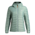Chaqueta Pluma Mujer Peak Down Verde Agua