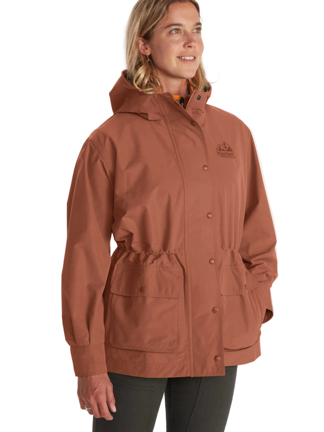 Parka Marmot 78 All Weather Mujer Auburn Marrón Impermeable