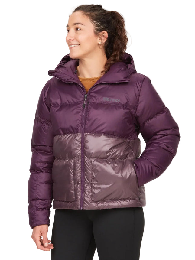 Chaqueta Marmot Guides Down Hoody Mujer Morado Plumón 700