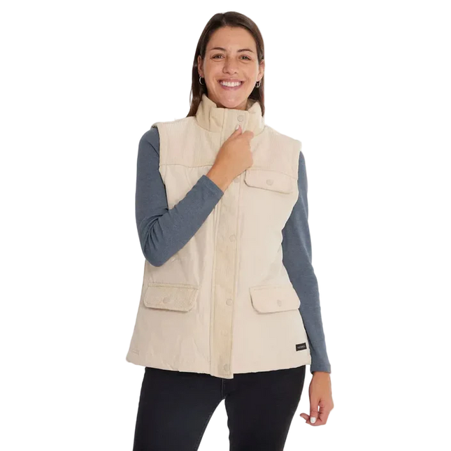 Chaqueta Sin Mangas Merrell Lava Park Mujer Gris Ostra Repreve