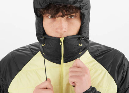 Chaqueta Salomon Outline Hooded Hombre Verde Charlock Aislada