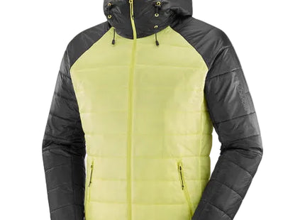 Chaqueta Salomon Outline Hooded Hombre Verde Charlock Aislada