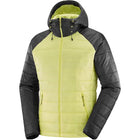 Chaqueta Salomon Outline Hooded Hombre Verde Charlock Aislada