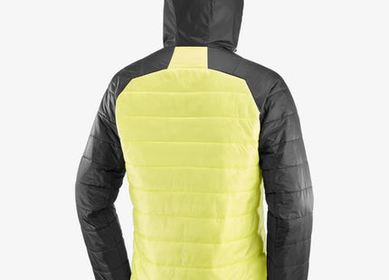 Chaqueta Salomon Outline Hooded Hombre Verde Charlock Aislada