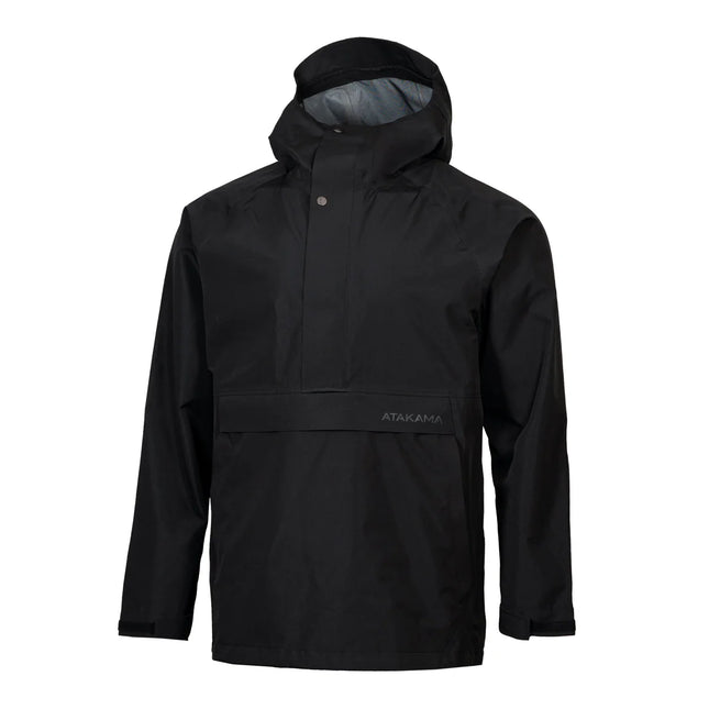 Chaqueta Atakama Frontera Hombre Negro Impermeable 10K Reciclado
